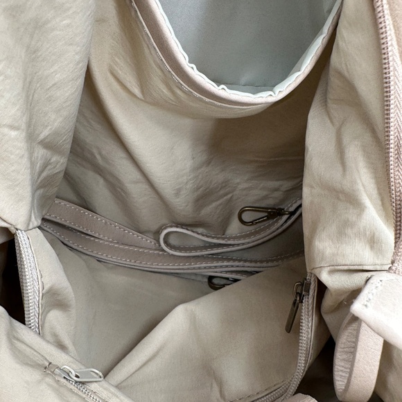 BORSE in PELLE Leather Shoulder Bag Made in Italy with Crossbody Strap in Tan - Picture 13 of 13